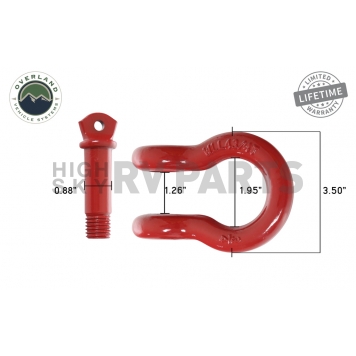 Overland Vehicle Systems D-Ring 19010204-1