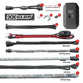 XK Glow Multi Purpose Light LED 10 Inch/ 24 Inch/ 3 Feet Strip - KSCARPRO
