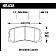 Hawk Performance Brake Pad - HB438F.606