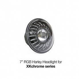 XK Glow Headlight Assembly Single - 7INHDNC