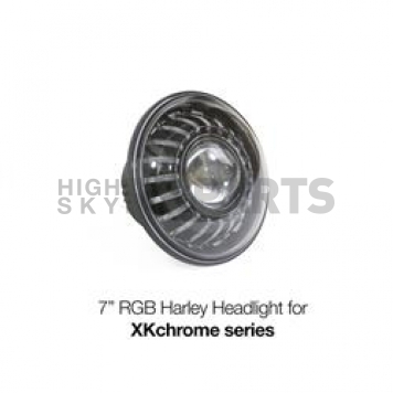 XK Glow Headlight Assembly Single - 7INHDNC