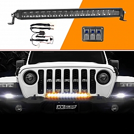 XK Glow Light Bar LED 20 Inch Straight - 064020DFSK