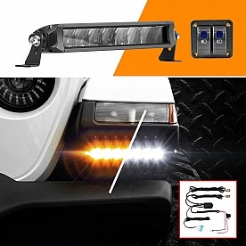 XK Glow Light Bar LED 10 Inch Straight - 064010FSKI