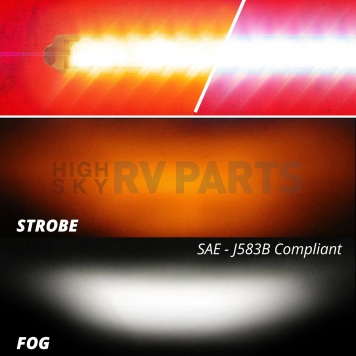 XK Glow Light Bar LED 10 Inch Straight - 064010FSKI-1