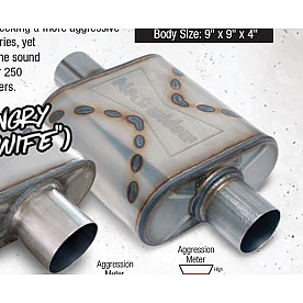 Black Widow Exhaust Race Venom Muffler - BW0010-C