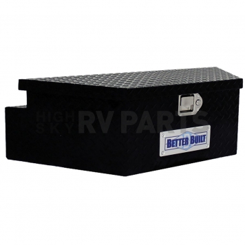 Better Built Company Tool Box - Trailer Tongue Box Aluminum Black Gloss Wide - 66212321