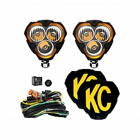 KC Hilites Driving/ Fog Light - LED Triangular Set Of 2 - 0283