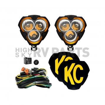 KC Hilites Driving/ Fog Light - LED Triangular Set Of 2 - 0283