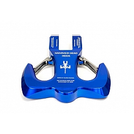 Monster Hooks Inc Tow Hook 16000 Pound Aluminum - MHTH1BL