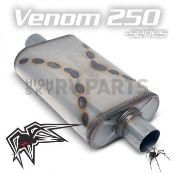Black Widow Exhaust Venom 250-Series Muffler - BW001-C