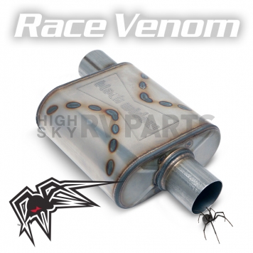 Black Widow Exhaust Race Venom Muffler - BW0011-P
