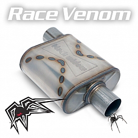 Black Widow Exhaust Race Venom Muffler - BW0010-P