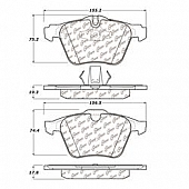 Stop Tech/ Power Slot Brake Pad - 104.12400