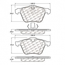 Stop Tech/ Power Slot Brake Pad - 104.12400