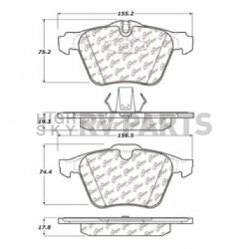 Stop Tech/ Power Slot Brake Pad - 104.12400