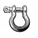 Iron Cross D-Ring 100000