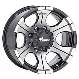 Cepek Wheel DC-2 - 17 x 9 Black - 90000000502