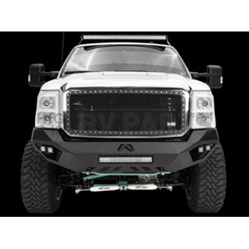 Fab Fours Bumper Vengeance 1-Piece Design Steel Black - FS11-V2551-1
