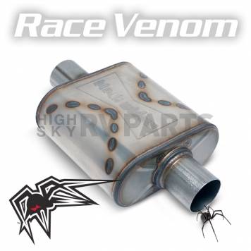 Black Widow Exhaust Race Venom Muffler - BW0011-C
