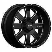 Pro Comp Wheels Series 73 - 17 x 9 Black With Natural Accents - 5173-7983
