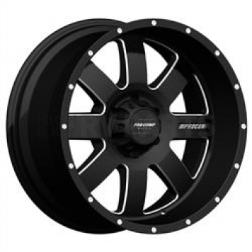 Pro Comp Wheels Series 73 - 17 x 9 Black With Natural Accents - 5173-7983