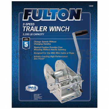 Fulton Trailer Boat Winch 142420-1