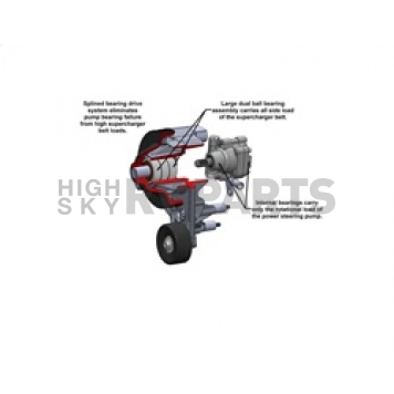 Holley  Performance Power Steering Pump - 20222BK-1
