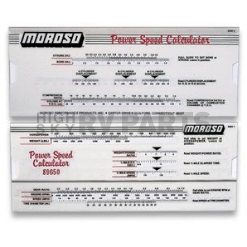 Moroso Performance Power Speed Calculator 89650