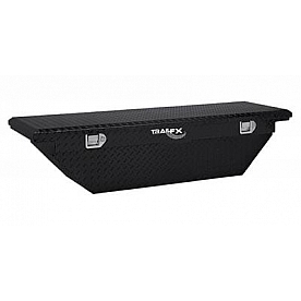 TrailFX Tool Box - Crossover 16 Gauge Aluminum 7.6 Cubic Feet Angled - 120632