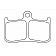 Hawk Performance Brake Pad - HMC5012