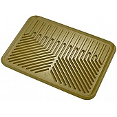 Rubber Queen Floor Mat - Universal-Fit Rubber Black Single - 70791