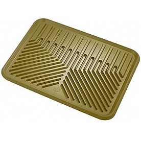 Rubber Queen Floor Mat - Universal-Fit Rubber Black Single - 70791