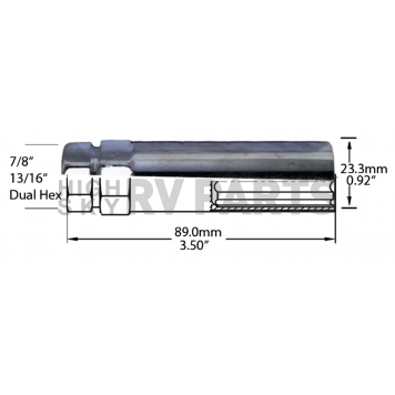 Coyote Wheel Accessories Lug Nut Wrench Adapter 11497-1