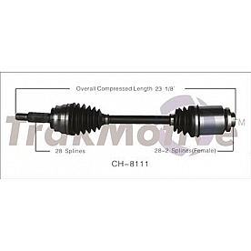 TrakMotive CV Axle Shaft - CH-8111
