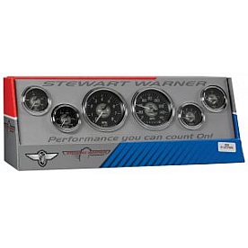 Stewart Warner Gauge Fuel Level/ Oil Pressure/ Speedometer/ Tachometer/ Voltmeter/ Water Temp 82246