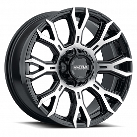 Ultra Wheel 123 Scorpion - 18 x 9 Black With Natural Face - 123-8905U+12