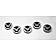 American Car Craft Fluid Cap Cover Set 053099BLK