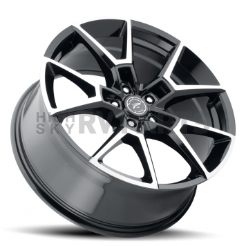 Ultra Wheel 462 Matrix - 20 x 8.5 Black With Natural Face - 462-2844U+35-2