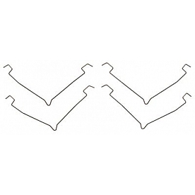 Raybestos Brakes Disc Brake Pad Drag Reduction Clip - H6020