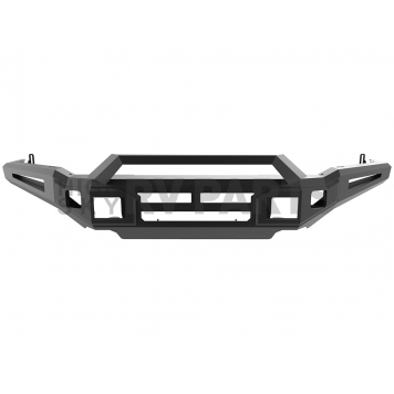 Innovative Creations Inc. Bumper Alumilite 1-Piece Aluminum Black - ALFBM15FDN
