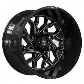 RBP Wheel 80R Scorpion 24 x 14 Black With Natural Grooves - 80R-2414-73-76BG