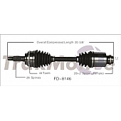TrakMotive CV Axle Shaft - FD-8146