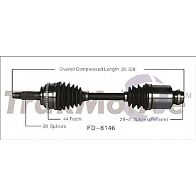 TrakMotive CV Axle Shaft - FD-8146