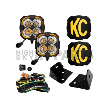KC Hilites Driving/ Fog Light - LED Rectangular Set Of 2 - 97138