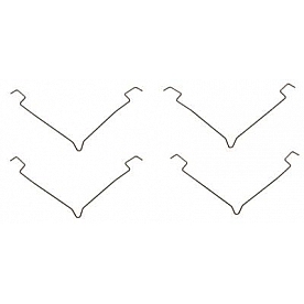 Raybestos Brakes Disc Brake Pad Drag Reduction Clip - H6021