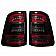 Recon Accessories Tail Light Assembly LED Set Of 2 - 264338BK