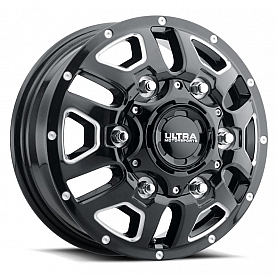 Ultra Wheel Hunter Van Dually 003 - 16 x 6 Black - 003-6668SB