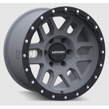 Mayhem Wheels Delta 8304 - 17 x 9 Gun Metal With Black Lip - 8304-7983MGT