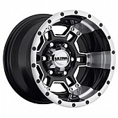 Ultra Wheel Mongoose 178 - 15 x 10 Black With Diamond Cut Accents - 178-5165B