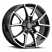Ultra Wheel 462 Matrix - 18 x 8 Black With Natural Accents - 462-8812U+35